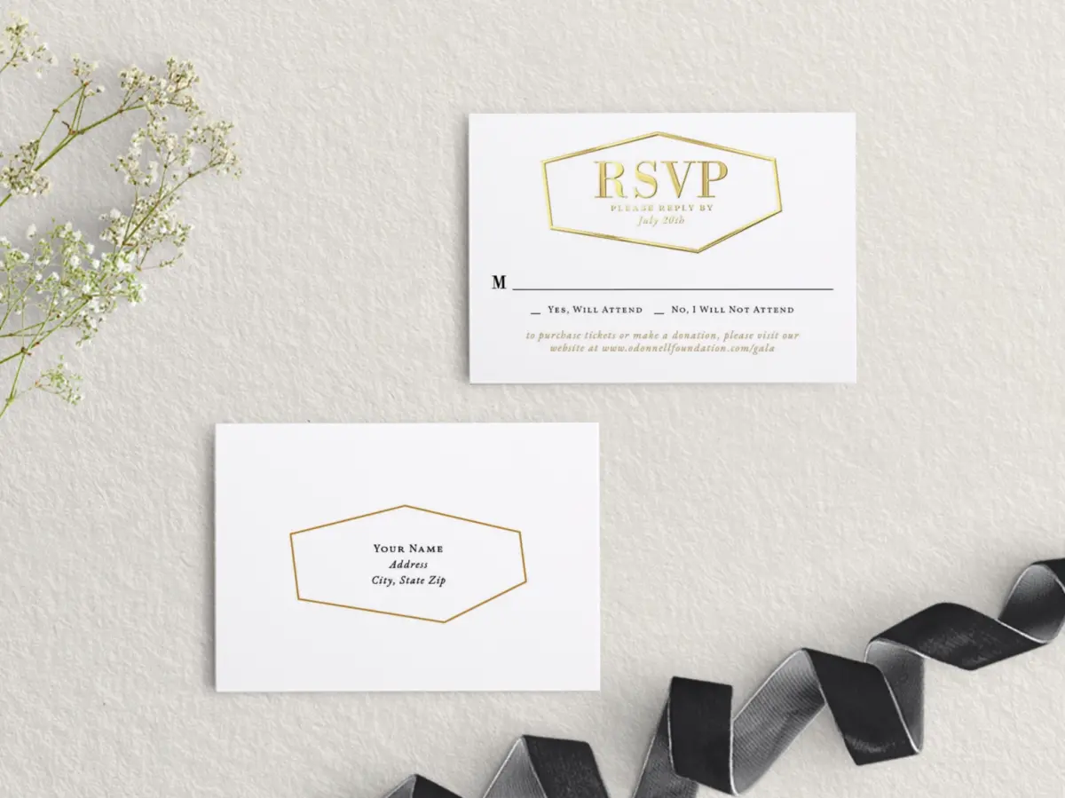 RSVP Postcard Mailing Side