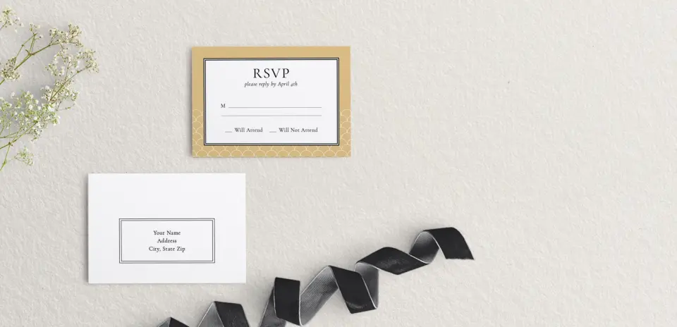 RSVP Postcard Mailing Side