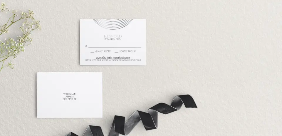 RSVP Postcard Mailing Side