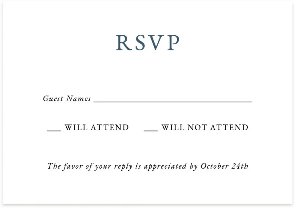 This is a 5" x 3½" Gala Invitation RSVP Postcard called Annual Celebration printed in full color on Premium Smooth paper
