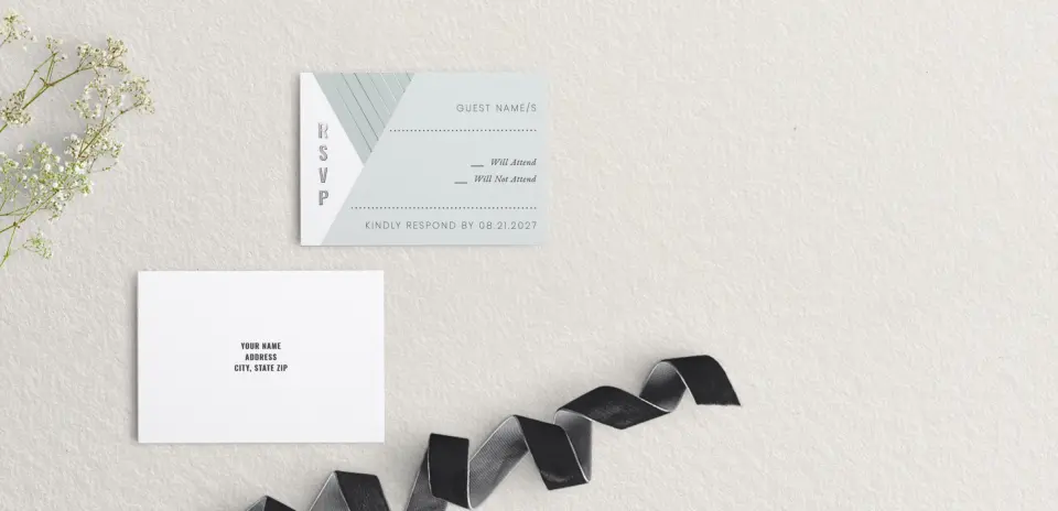 RSVP Postcard Mailing Side