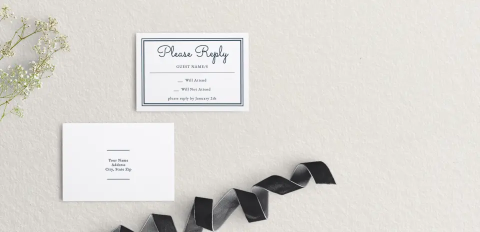 RSVP Postcard Mailing Side