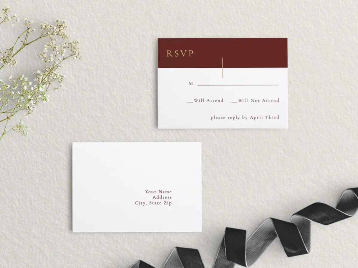RSVP Postcard Mailing Side