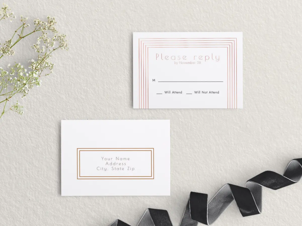 RSVP Postcard Mailing Side