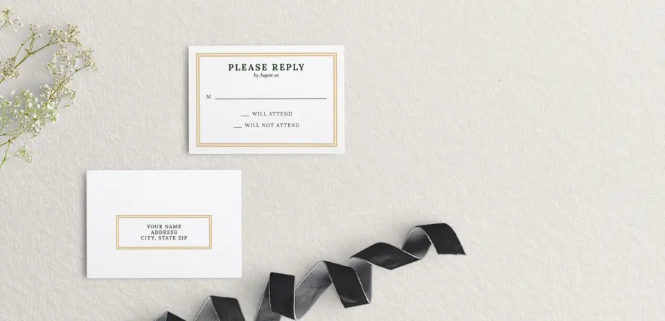 RSVP Postcard Mailing Side