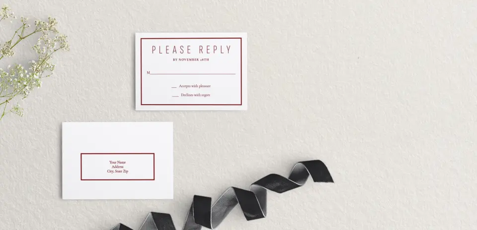 RSVP Postcard Mailing Side