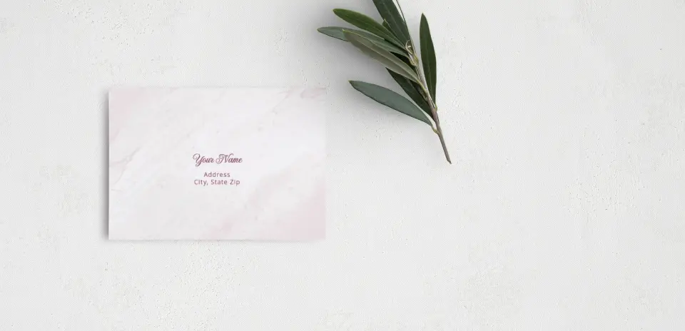 RSVP Postcard Mailing Side