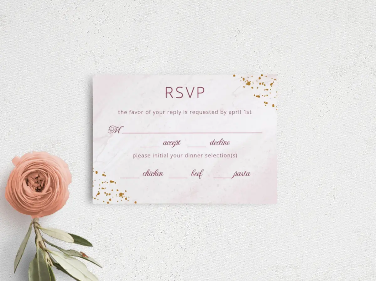 RSVP Postcard