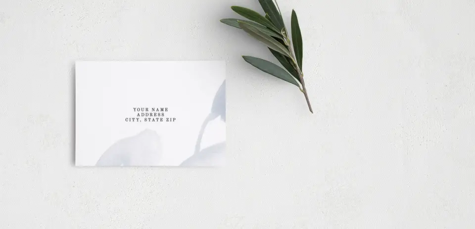 RSVP Postcard Mailing Side
