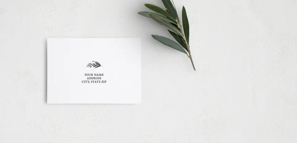 RSVP Postcard Mailing Side