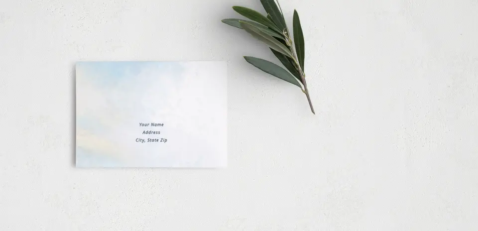 RSVP Postcard Mailing Side