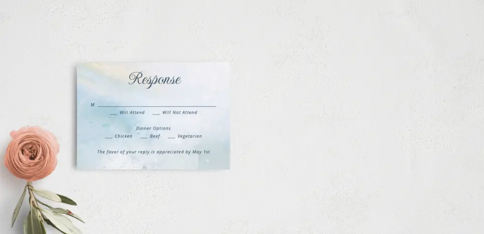 RSVP Postcard