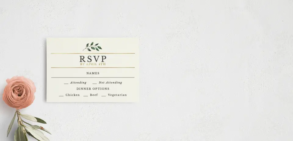 RSVP Postcard