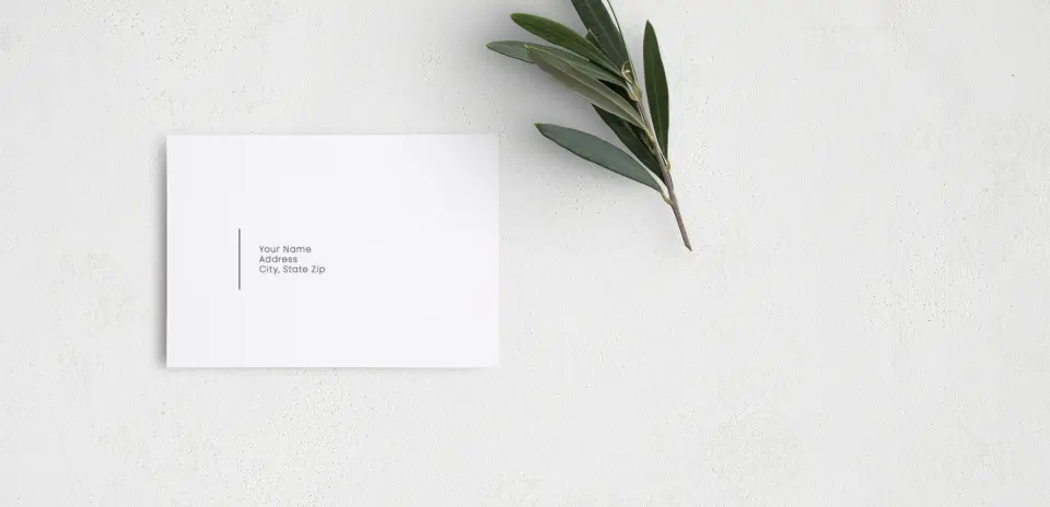 RSVP Postcard Mailing Side