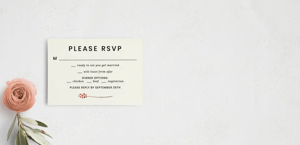 RSVP Postcard