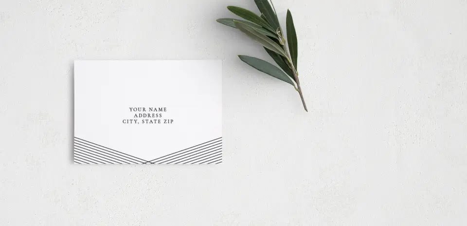 RSVP Postcard Mailing Side