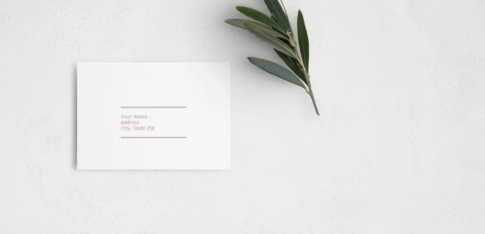 RSVP Postcard Mailing Side