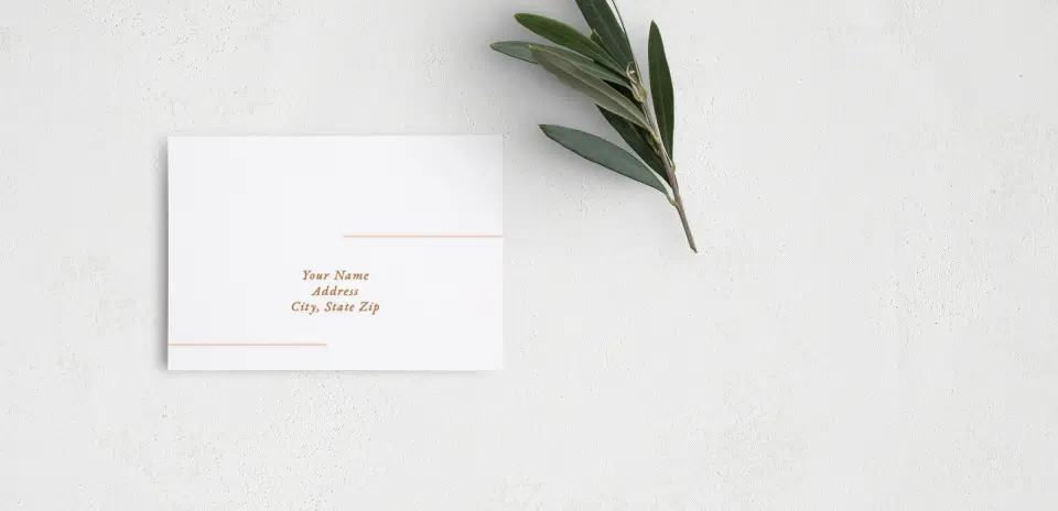 RSVP Postcard Mailing Side