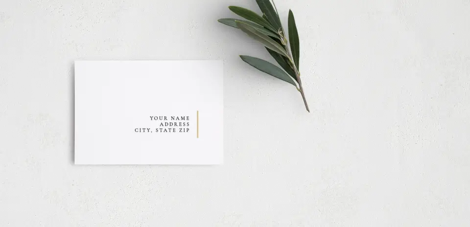 RSVP Postcard Mailing Side