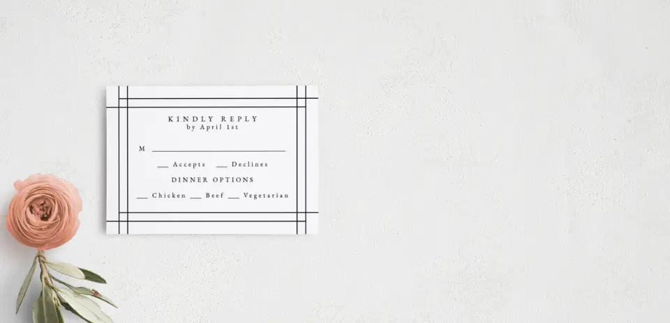 RSVP Postcard