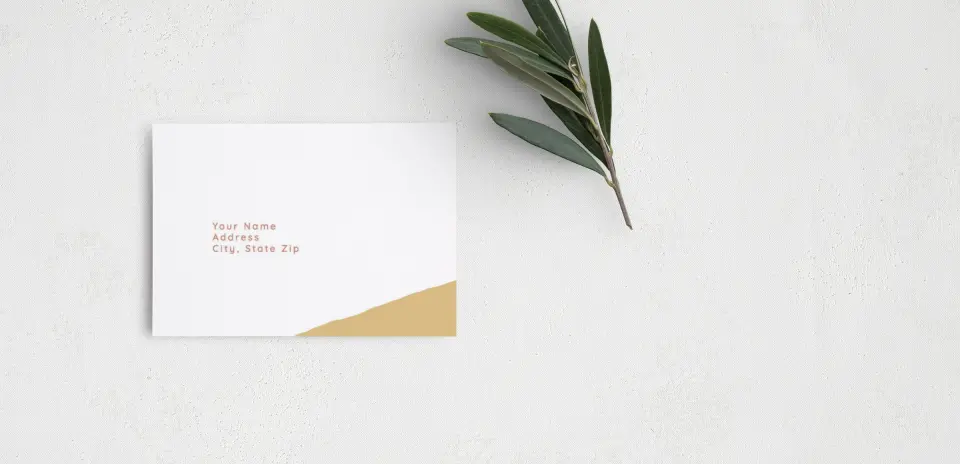 RSVP Postcard Mailing Side