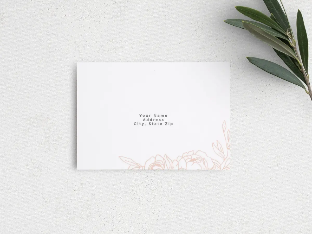 RSVP Postcard Mailing Side