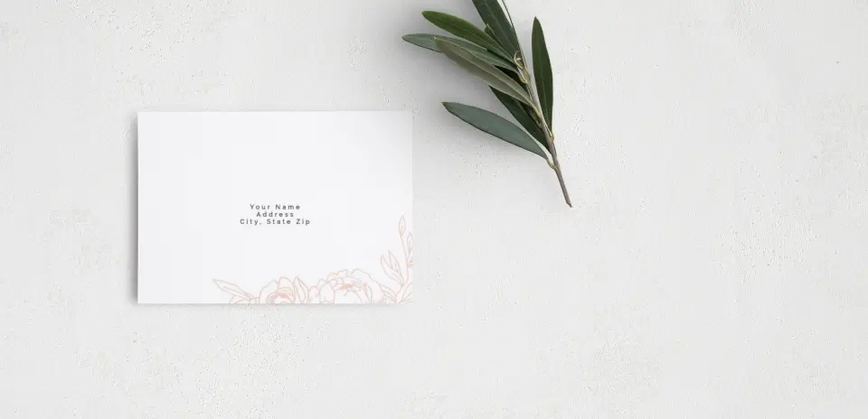 RSVP Postcard Mailing Side