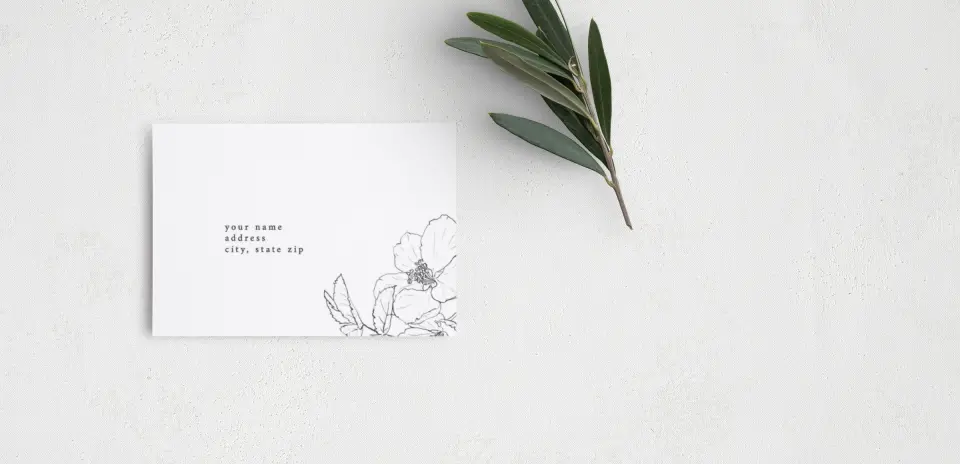 RSVP Postcard Mailing Side