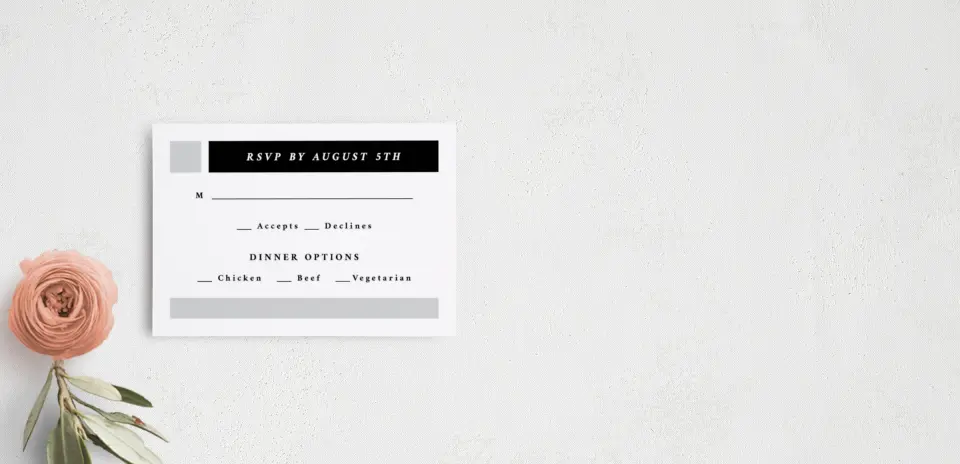 RSVP Postcard