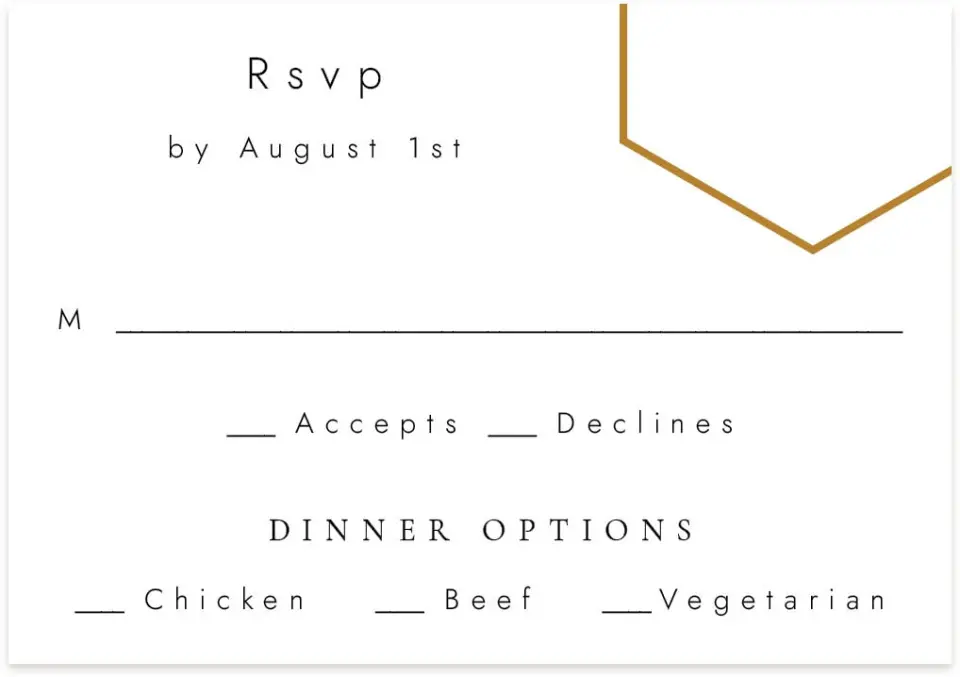 This is a 5" x 3½" Wedding Invitation RSVP Postcard called Love's Ribbon printed in full color on Premium Smooth paper