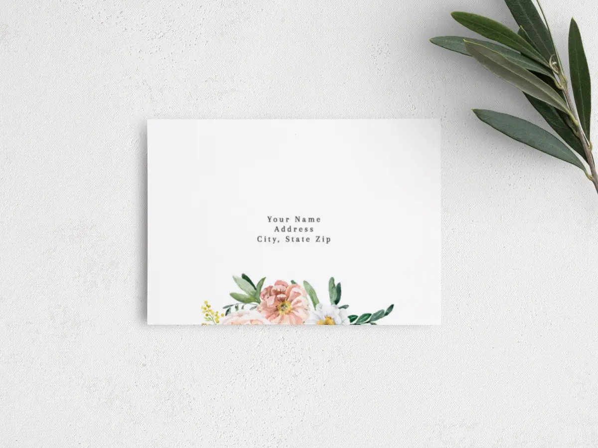 RSVP Postcard Mailing Side