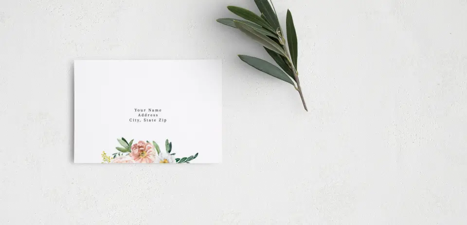 RSVP Postcard Mailing Side