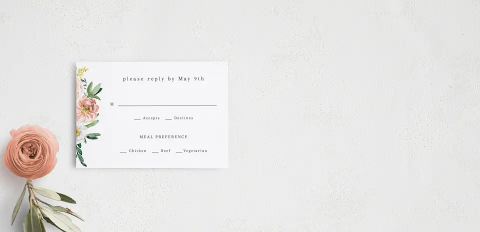 RSVP Postcard