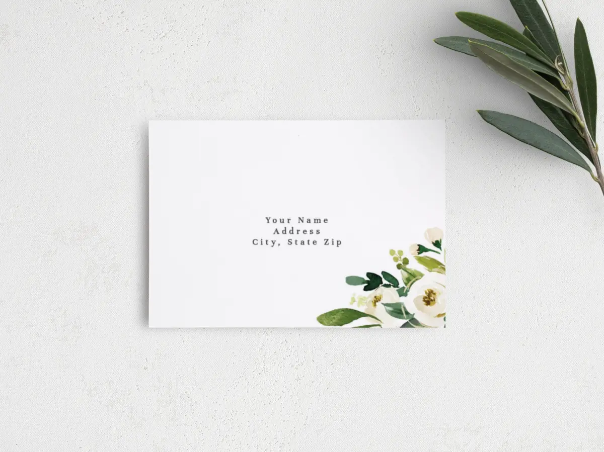 RSVP Postcard Mailing Side