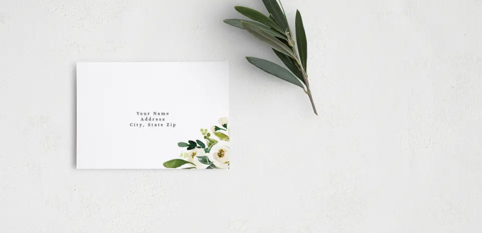 RSVP Postcard Mailing Side