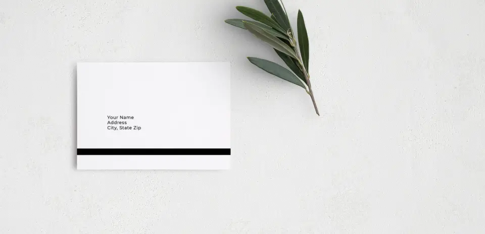 RSVP Postcard Mailing Side