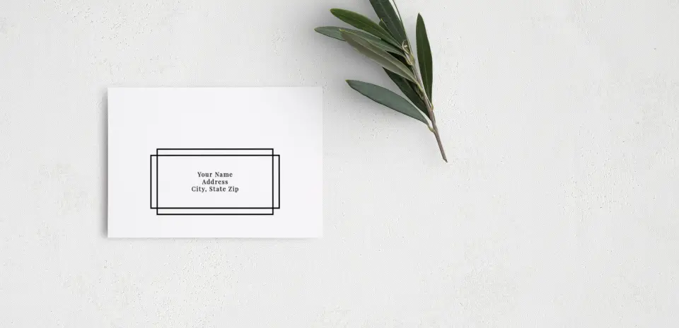 RSVP Postcard Mailing Side