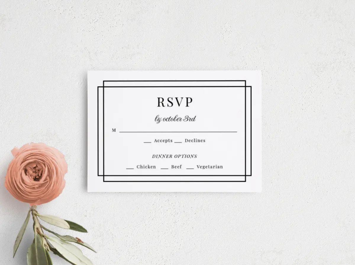 RSVP Postcard