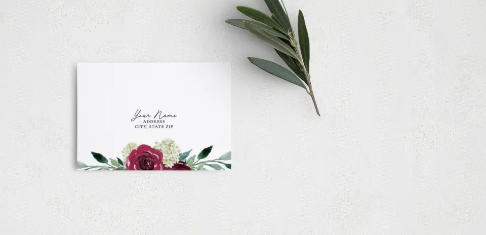 RSVP Postcard Mailing Side