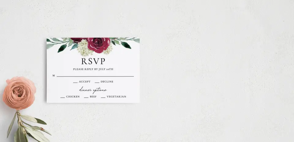 RSVP Postcard