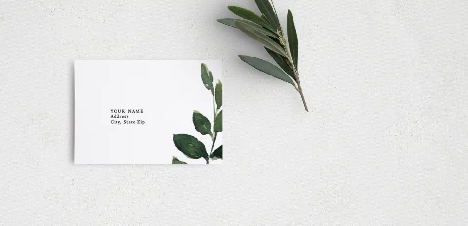 RSVP Postcard Mailing Side