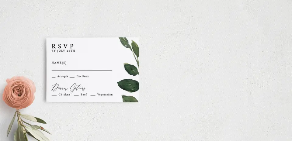 RSVP Postcard