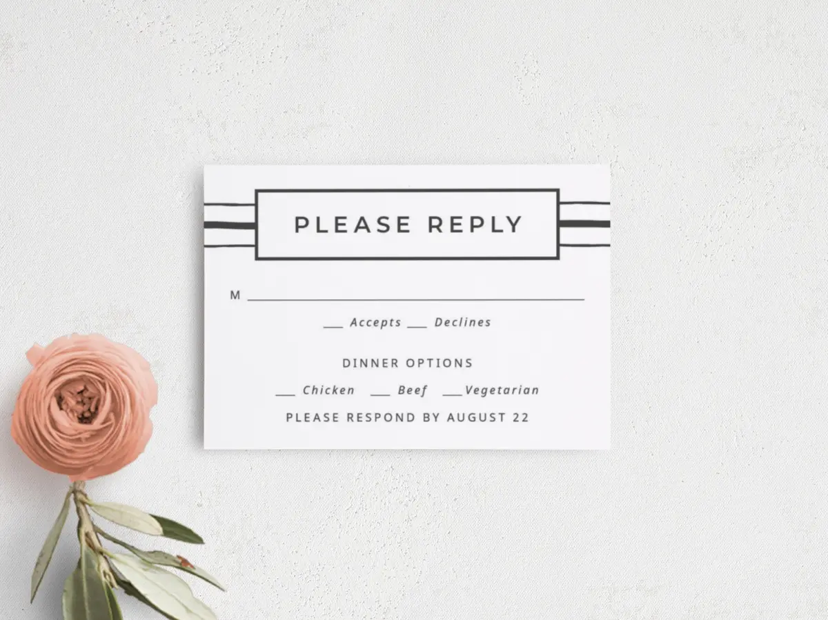 RSVP Postcard