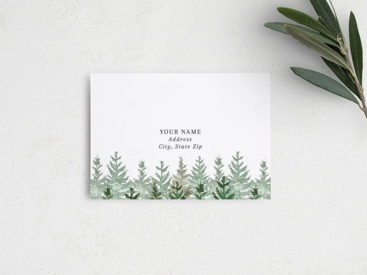 RSVP Postcard Mailing Side