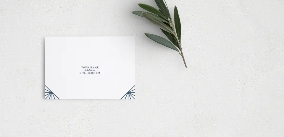RSVP Postcard Mailing Side