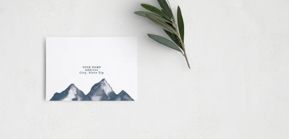 RSVP Postcard Mailing Side