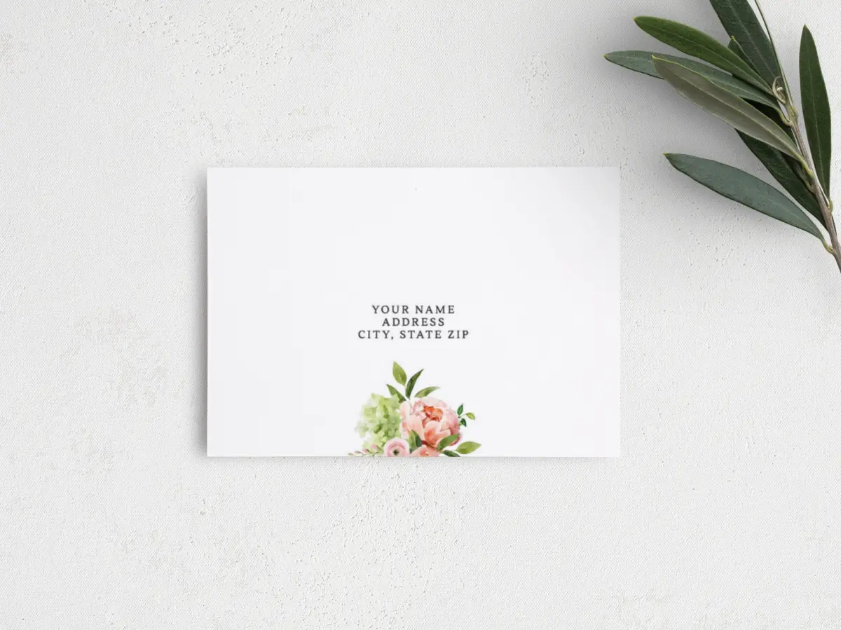 RSVP Postcard Mailing Side