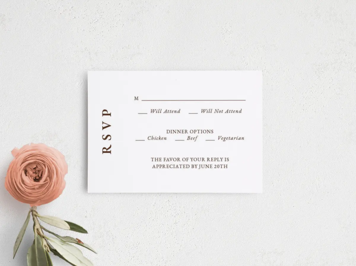 RSVP Postcard
