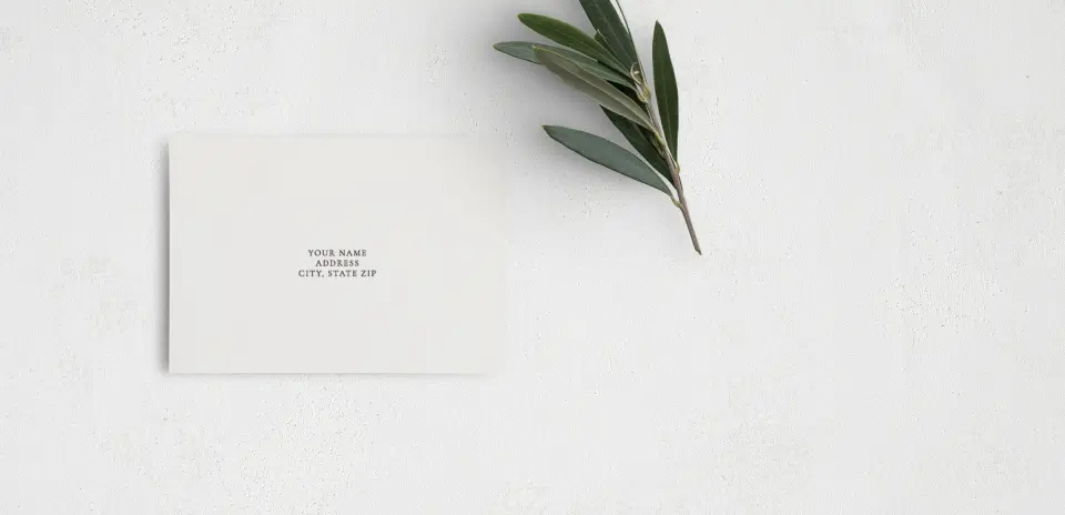 RSVP Postcard Mailing Side