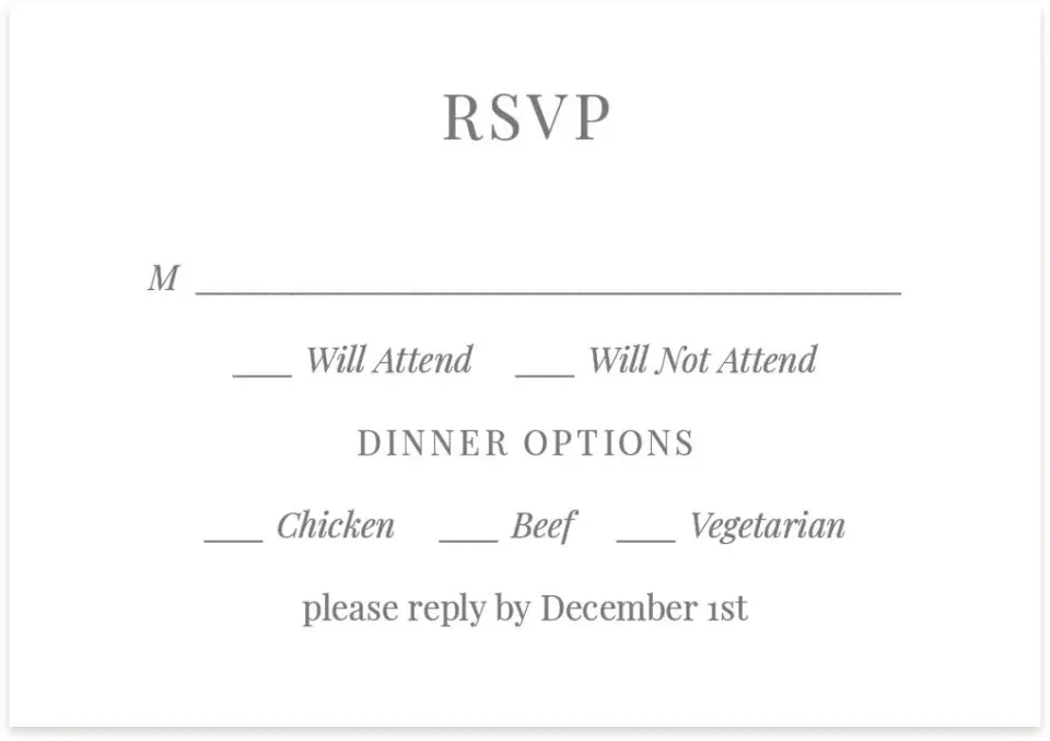 This is a 5" x 3½" Wedding Invitation RSVP Postcard called Sweet Snowflakes printed in full color on Premium Smooth paper